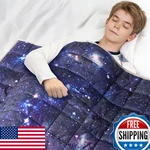 Solfres 7LBS Weighted Blanket 41 X 60 Inches Printing Heavy Pounds. Fixed Price $69.81.