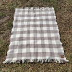 Vintage Jacob Wool United Kingdom Lap Throw Blanket. Fixed Price $40.00.
