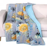 Greenland Home Watercolor Dream Throw Blanket, Gray 50X60-INCH. Fixed Price $54.79.