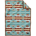 Pendleton Chief Joseph Muchacho Baby Blanket Agua Blue 32"X44" Made In Usa. Fixed Price $76.48.