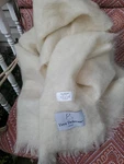 Paris Nwot Yves Delorme 100% Mohair Blanket Ivory White France 140 X 170 Cm Yum. Fixed Price $189.00.