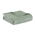 Madison Park Luxe Quilted Throw Blanket - Damask Stitching Design, Cotton Filled. Fixed Price $46.99.