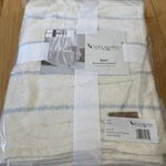 Koolaburra By Ugg Boucle Striped Throw 50" X 70" Blue White New. Fixed Price $15.99.
