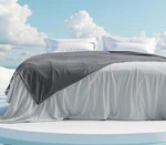 Bedsure King Cooling Blanket For Hot Sleepers Gray 104X90 Ice Breathable. Fixed Price $64.99.