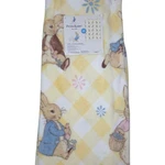 The World Peter Rabbit Soft Plush Throw 50"X70" Yellow Bunny Easter Spring. Fixed Price $31.01.