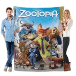 Custom Zootopia Flannel Throw Blanket Nick Wilde & Judy Hopps Birthday Gift Soft. Fixed Price $34.99.