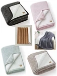New Classic Uggfluff Throw, 50" X 70" Choice Fawn/grey/black/fog/ocean/sdwd. Fixed Price $89.95.
