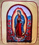 Virgen De Guadalupe / Virgin Mary Colorful Soft Fleece Throw Blanket, Very Nice!. Fixed Price $6.99.