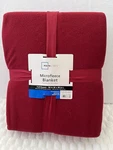 Mainstays Microfleece Blanket Full/queen Red New. Fixed Price $15.29.