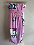 Hello Kitty Pink Throw Blanket Cupcake Design Soft Fleece 60X70 Inches. Fixed Price $32.39.