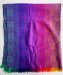 Vintage Avoca Ireland Pure Wool Throw Ombre Color Square Check 84 X 51. Fixed Price $175.50.
