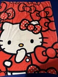 Hello Kitty Throw Blanket 50"X40" Silky Soft Red Bows Dots. Fixed Price $15.99.