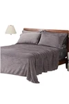 Berkshire Velvetsoft Sheet Set With Extra Pillowcases Gray. Fixed Price $59.99.