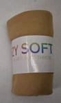 Arkwright Llc Soft Fleece Throw Blanket 50" X 60" Cozy Beige. Fixed Price $6.99.