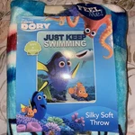 Disney Finding Dory Silky Soft Throw Nemo Blanket 2016 Northwest Keep Swimming. Fixed Price $15.00.
