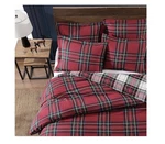 - Spencer Plaid Comforter Set King + Two Pillow Cases Tart.... Fixed Price $120.00.