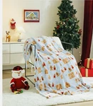 Holiday Time Cozy Plush Gingerbread Houser Overized Throw Blanket, 50"X70" New. Fixed Price $24.95.