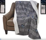 Nwt! Vera Bradley Cozy Life Bedford Plaid Floral Jersey Throw Blanket 50 X 72. Fixed Price $24.95.
