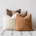 Corduroy Throw Pillow Covers Set Soft Decorative Couch Living Room New. Fixed Price $27.91.