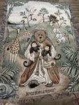 Boyds Bears & Friends Tapestry Throw Blanket 53 X 73 - Noah Cruise Ark. Fixed Price $36.56.
