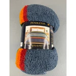 Pendleton Queen Blanket Unisex Blue Multicolor Stripe Sherpa Fleece New. Fixed Price $89.99.