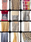 Comfort Bay, Birchmont, Celebrate, Blanc&bleu, More Soft 50 X 60 Throws, New. Fixed Price $11.98.