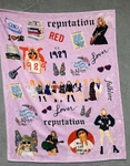 Fleece Lightweight Throw Blanket Taylor Swift Era's Tour All Albums 40X50. Fixed Price $22.49.