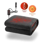 Zone Tech Universal Car Heated Polar Fleece 12-V Electric Travel Blanket. Fixed Price $45.99.