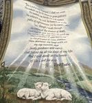 Manual Woodworkers 23RD Psalm Tapestry Throw Blanket 50 X60 Brand New With Tags. Fixed Price $60.00.