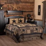 Black Check Star Quilt Set & Accessories. Choose Size Vhc Brands. Fixed Price $164.39.