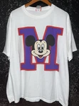 Vtg Mickey Mouse Big Face Aop White Shirt Made In Usa Osfa Xl 90S. Fixed Price $45.00.