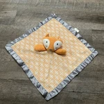 Cloud Island Fox Orange & Silver/gray Baby Lovey Security Blanket Plush (16). Fixed Price $7.99.