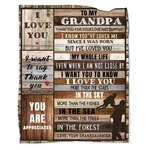Grandpa Gifts, For Blanket 80"X60", Birthday From.... Fixed Price $34.23.