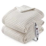 Caromio Heated Blanket Throw, Waffle Weave Electric Fast Heating. Fixed Price $43.56.