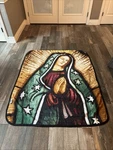 Frontier 50 X 60 Wilderness Mary Plush Throw Blanket Virgin Guadalupe. Fixed Price $20.00.