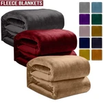 Cozy Reversible Fleece Throw Soft Plush For Sofa Couch Bedding. Fixed Price $22.99.