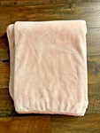 Brookstone Nap Plush Two Layer Travel Blanket Pink 59" X 36". Fixed Price $74.99.