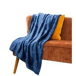 Plazatex Eiffel Tower Embossed Throw Blanket 2 Pack 50" 60" Oxford Blue. Fixed Price $27.90.