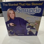 Snuggie Fleece Blanket With Sleeves Purple One Size Fits All Adults. Fixed Price $17.42.