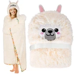 Llama Alpaca Wearable Hooded Blanket For Adults - Fluffy Super Soft Shaggy Fa.... Fixed Price $75.78.