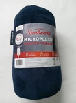 Sunbeam Electric Throw Microplush Heat Settings 4-HOUR Auto Shut-off 50X60 Blu. Fixed Price $38.00.