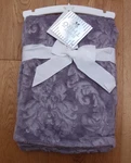 Baby Thro Fleece Embossed Blanket Puple Damask. Fixed Price $22.95.