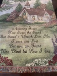 Amazing Grace Church Tapestry Throw Blanket 50 X 60. Fixed Price $35.00.