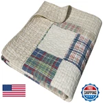 Greenland Home Fashions Oxford 100 Cotton Throw Blanket Tan 50. Fixed Price $56.40.