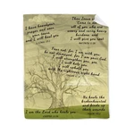 Amitayus Tree Healing Scripture Bible Verse Fleece Throw Sympat... Usa Fast Ship. Fixed Price $55.58.