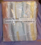 Velvet Plush Throw Blanket 70 50 Diamond Stripe Home Expressions Nwt. Fixed Price $22.00.