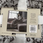 Regal Comfort - Safari Leopard Faux Fur Sherpa Wearable Blanket 50"X70". Fixed Price $24.99.