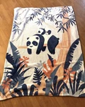 Cozy Bliss Panda Adventure Throw Blanket For Kids Luxury Printed Plush. Fixed Price $12.00.