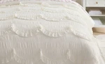 Pottery Barn Teen Cupcake Scallop Quilt Twin / Xl Cloud Dancer Ruffle New Ivory. Fixed Price $157.77.