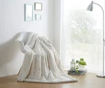 Dada Bedding Soft Warm Luxury Roses White Sherpa Backside Faux Fur Throw Blanket. Fixed Price $29.00.